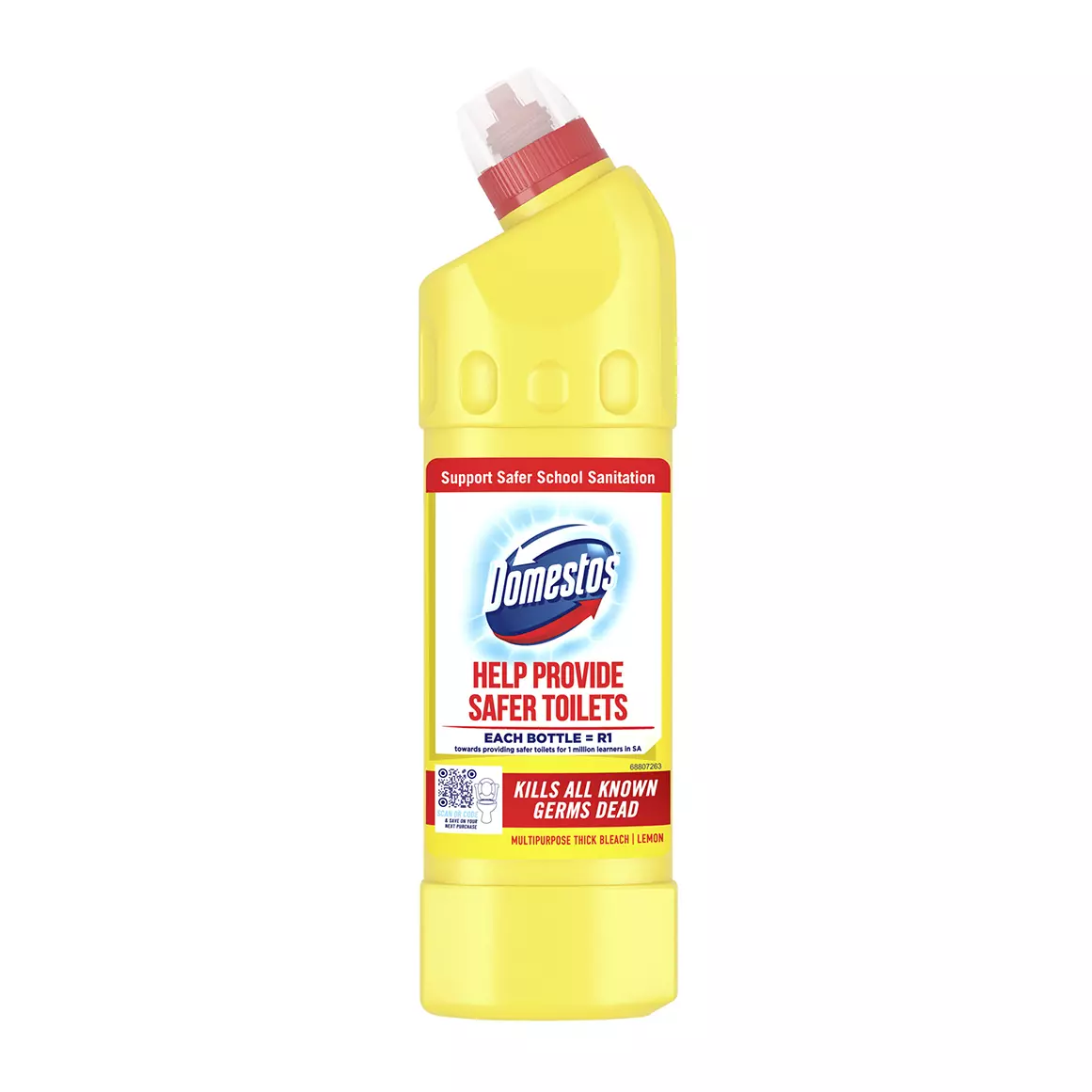Domestos Lemon Fresh Multipurpose Thick Bleach 750ml Domestos Lemon Fresh Multipurpose Thick Bleach 750ml