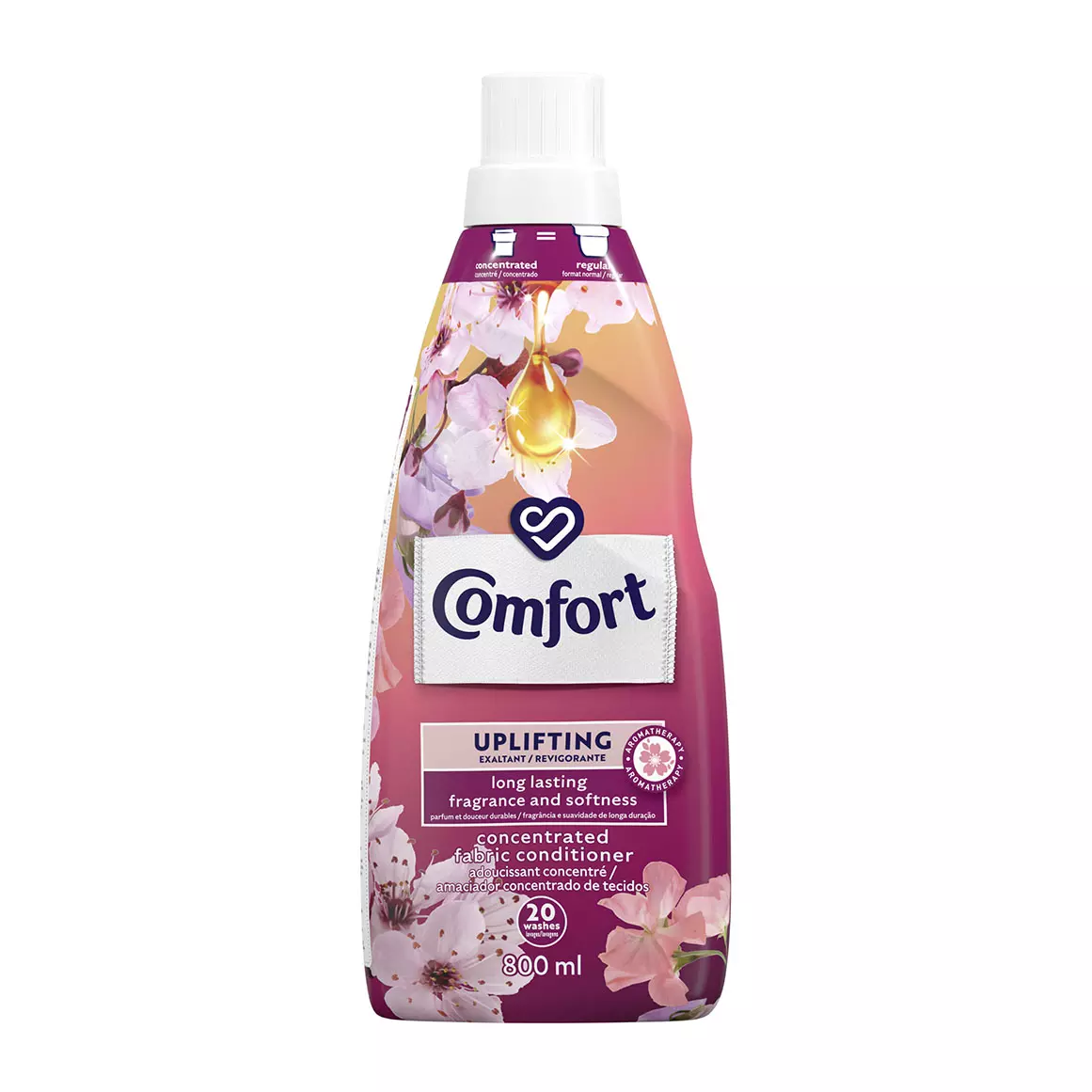 Comfort Uplifting Concentrated Fabric Softener 800ml Comfort Uplifting Concentrated Fabric Softener 800ml