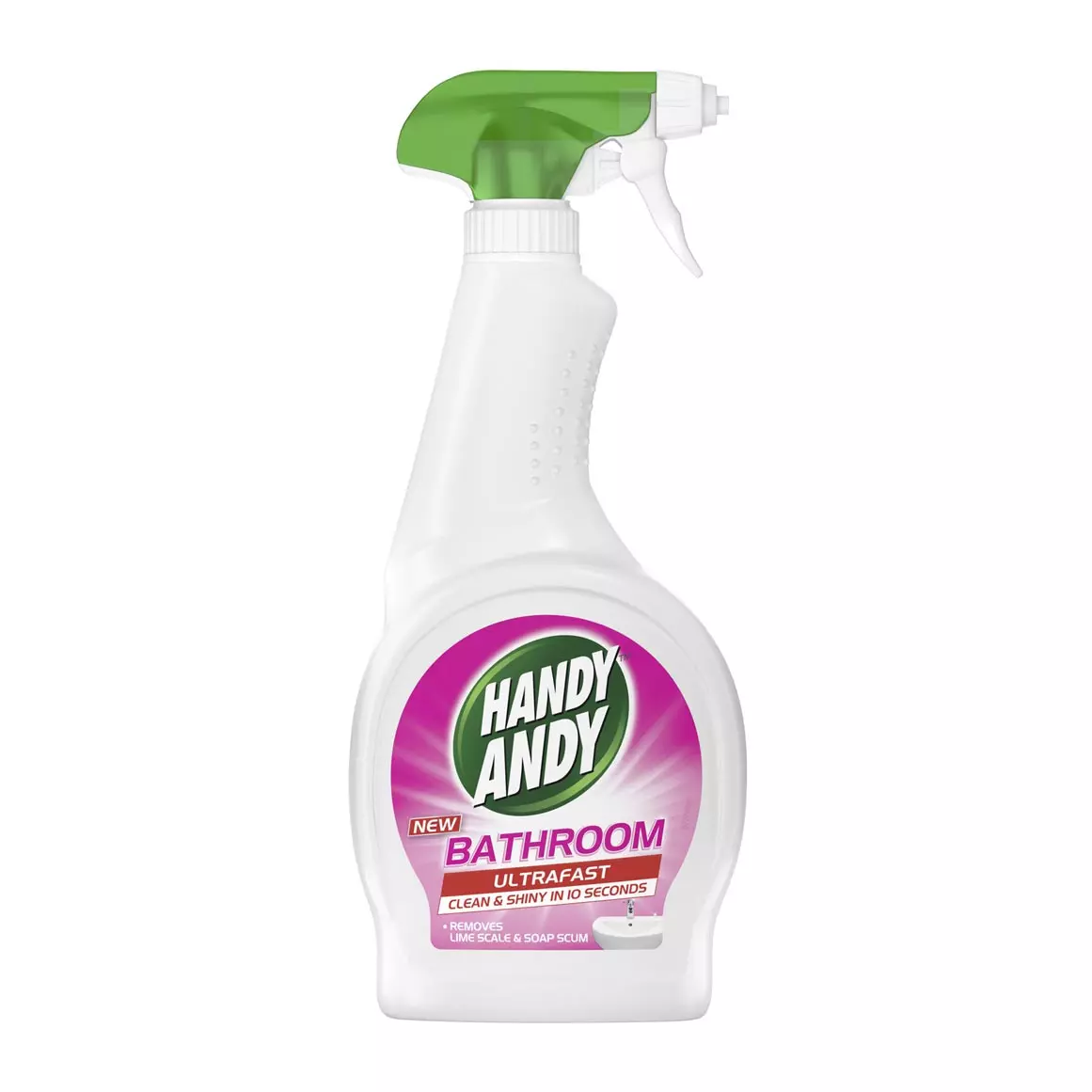Handy Andy Pink Grapefruit Bathroom Cleaner 500ml Handy Andy Pink Grapefruit Bathroom Cleaner 500ml