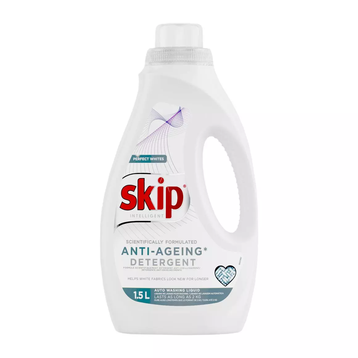 Skip Intelligent Perfect Whites Auto Washing Liquid 1.5L Skip Intelligent Perfect Whites Auto Washing Liquid 1.5L