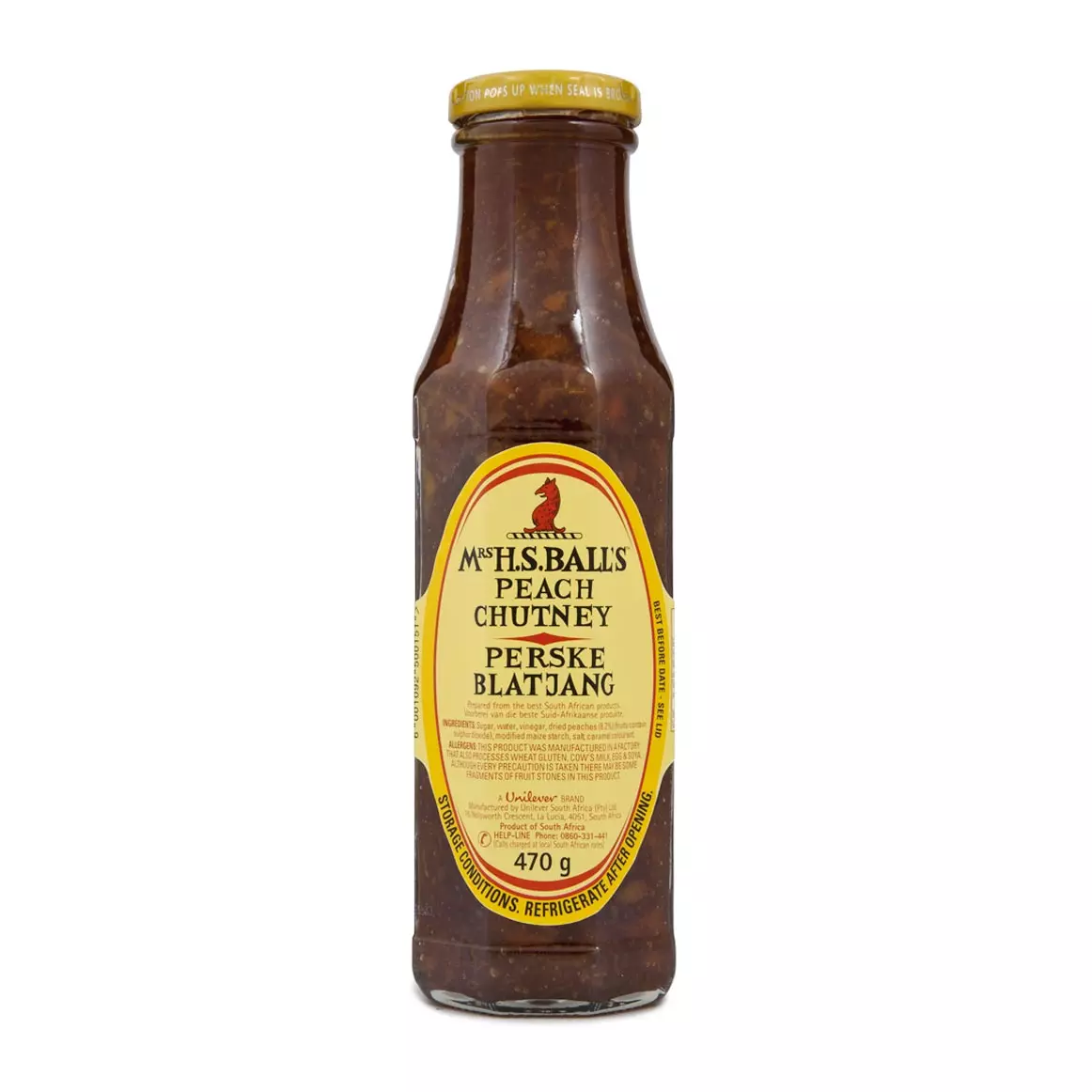 Mrs H.S.Ball's Peach Chutney 470g