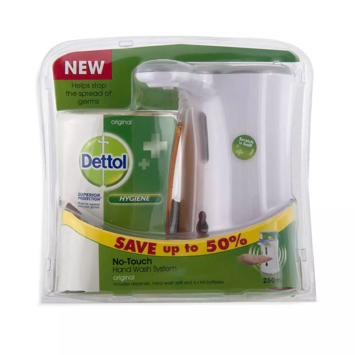 Dettol No Touch System Hand Wash 250ml Dettol No Touch System Hand Wash 250ml