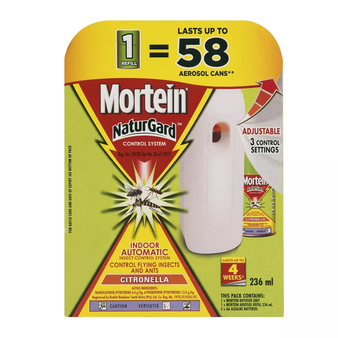 Mortein NaturGard™ Automatic Dispensing System 236ml