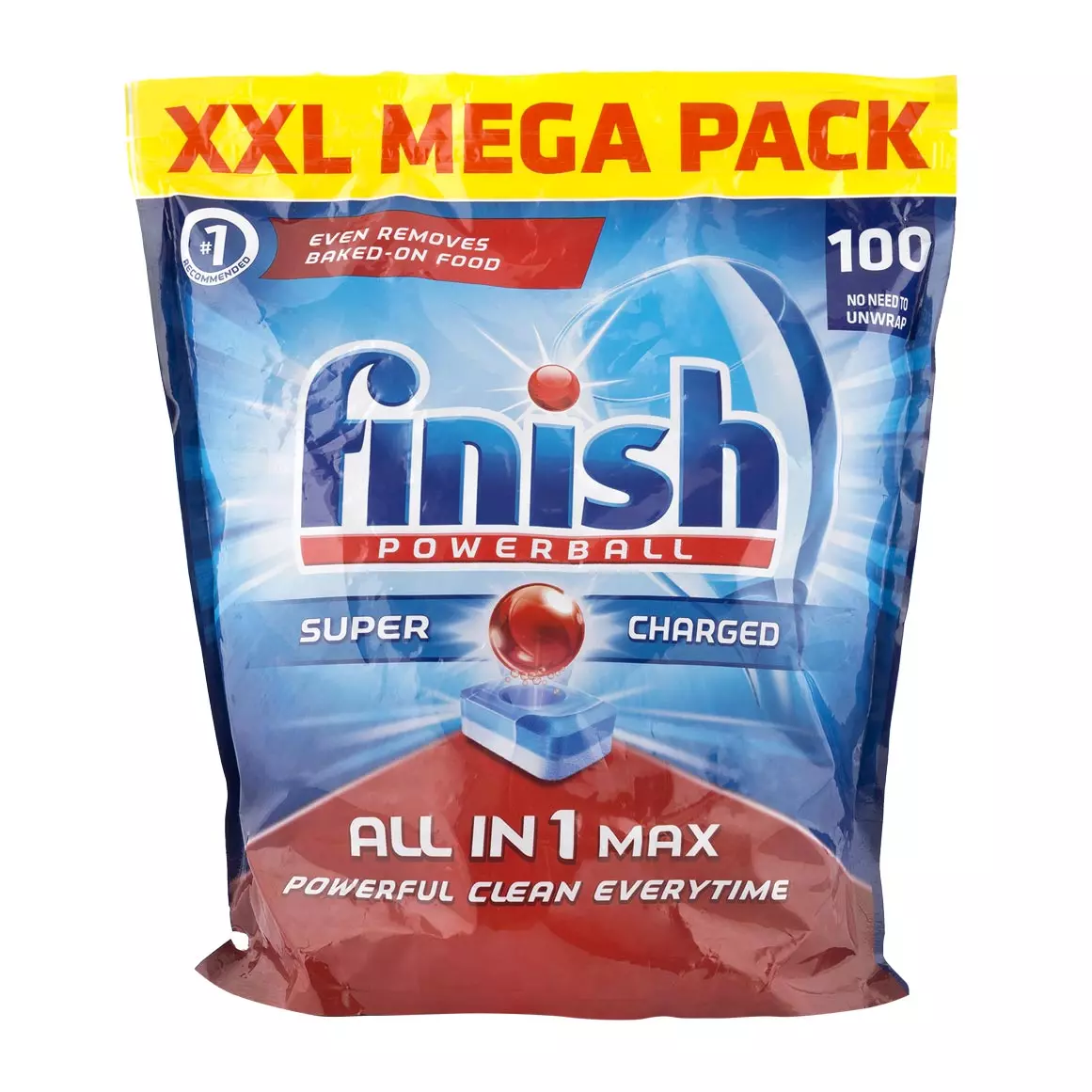 Finish Powerball All-in-1 Max Auto Dishwasher Tablets 100pk Finish Powerball All-in-1 Max Auto Dishwasher Tablets 100pk