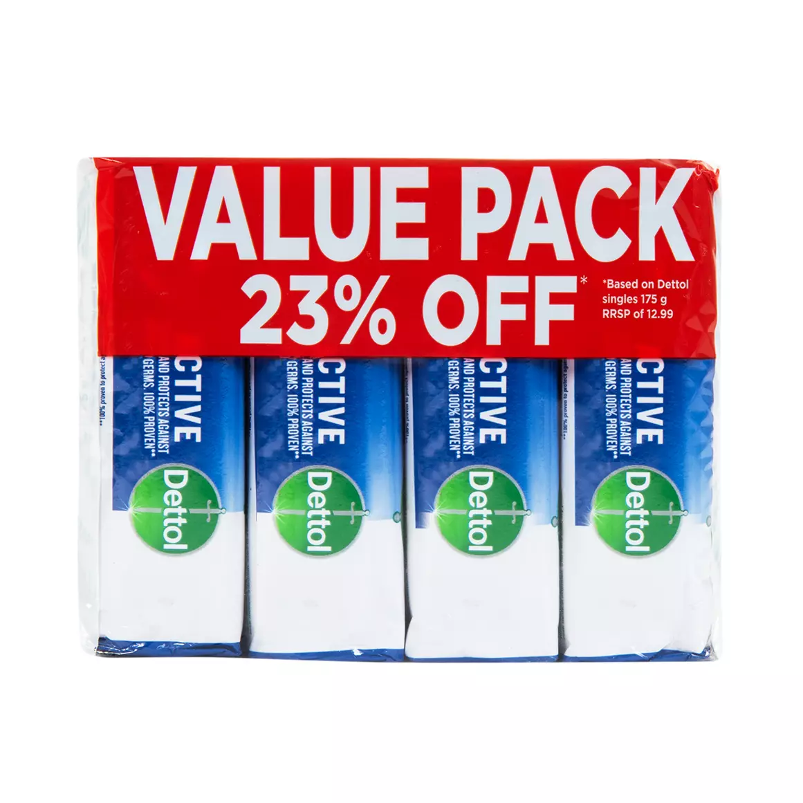 Dettol Active Hygiene Bar 4x175g Dettol Active Hygiene Bar 4x175g