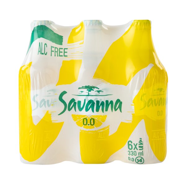Savanna Alcohol Free Cider 6x330ml bottles Savanna Alcohol Free Cider 6x330ml bottles