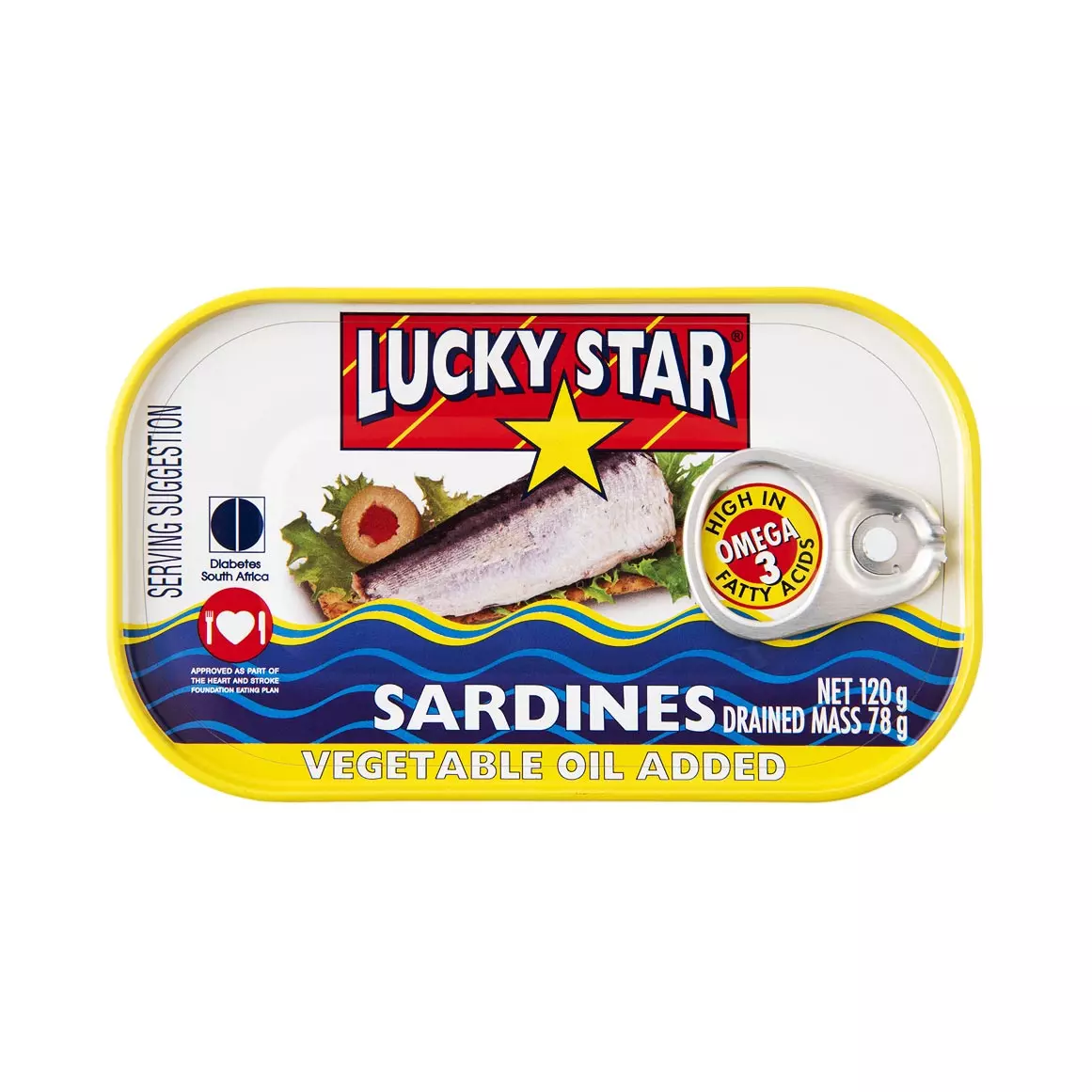 Lucky Star Sardines in Vegetable Oil 120g Lucky Star Sardines in Vegetable Oil 120g