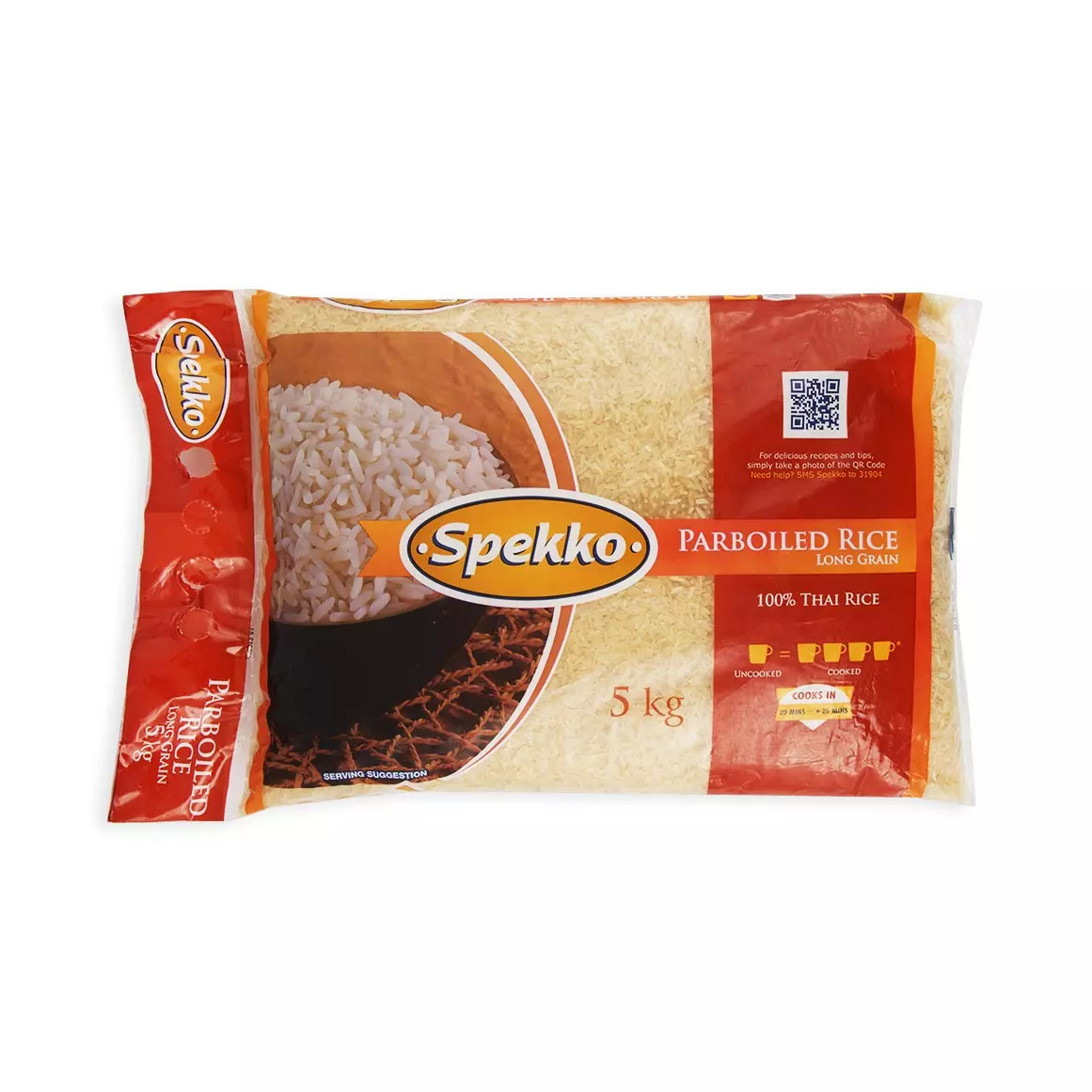 Spekko Parboiled Long Grain Rice 5kg Spekko Parboiled Long Grain Rice 5kg
