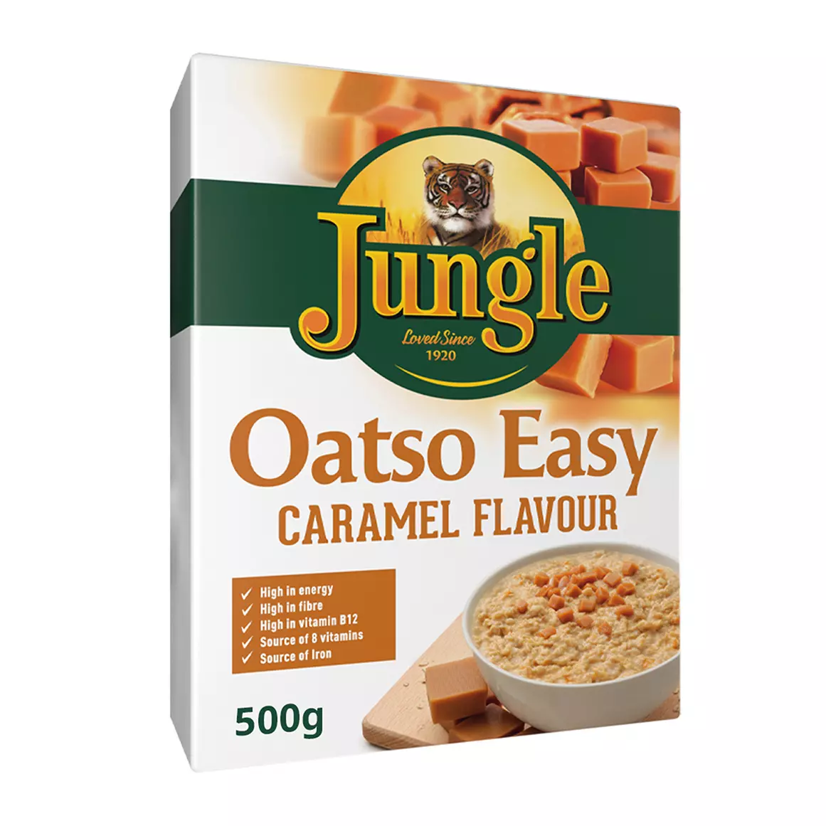Jungle Oatso Easy Caramel Flavour 500g Jungle Oatso Easy Caramel Flavour 500g
