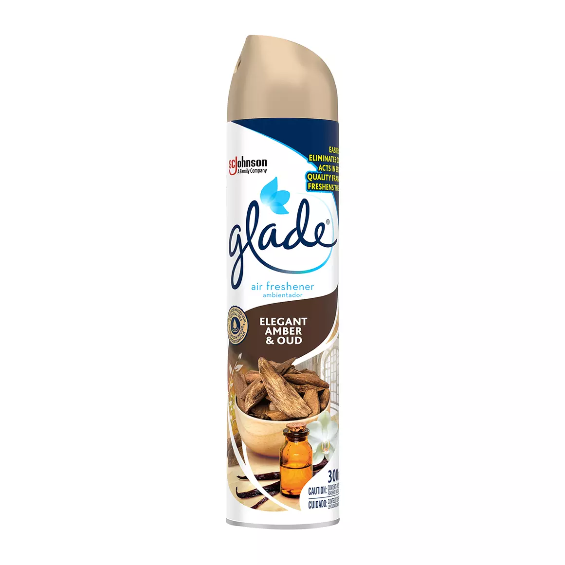 Glade Elegant Amber and Oud Air Freshener 300ml Glade Elegant Amber and Oud Air Freshener 300ml