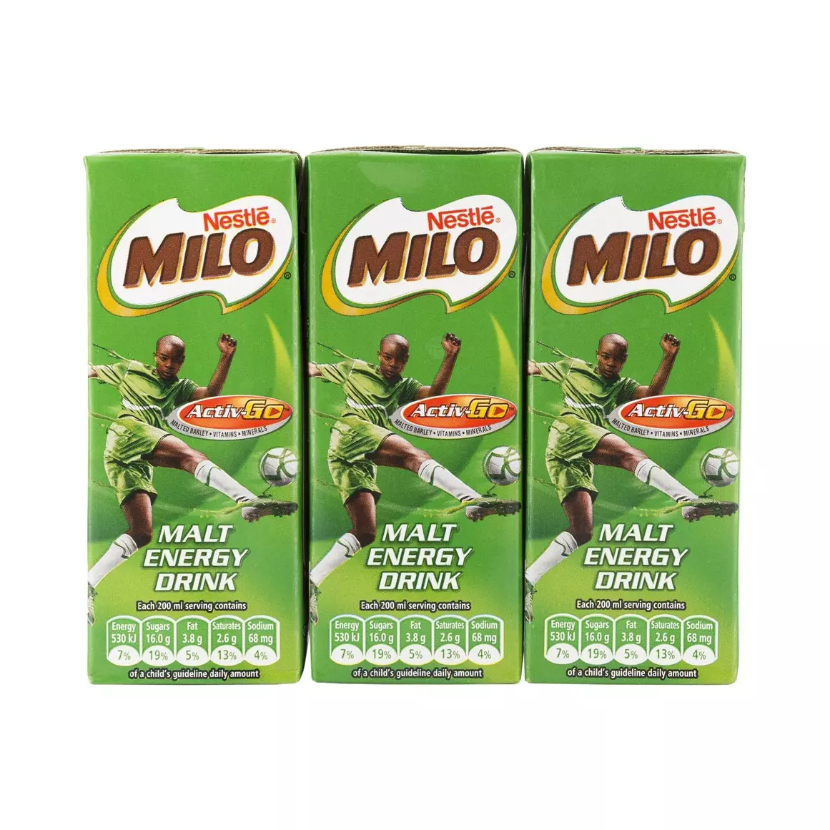 Nestlé Milo Malt Energy Drink 6x200ml Nestlé Milo Malt Energy Drink 6x200ml