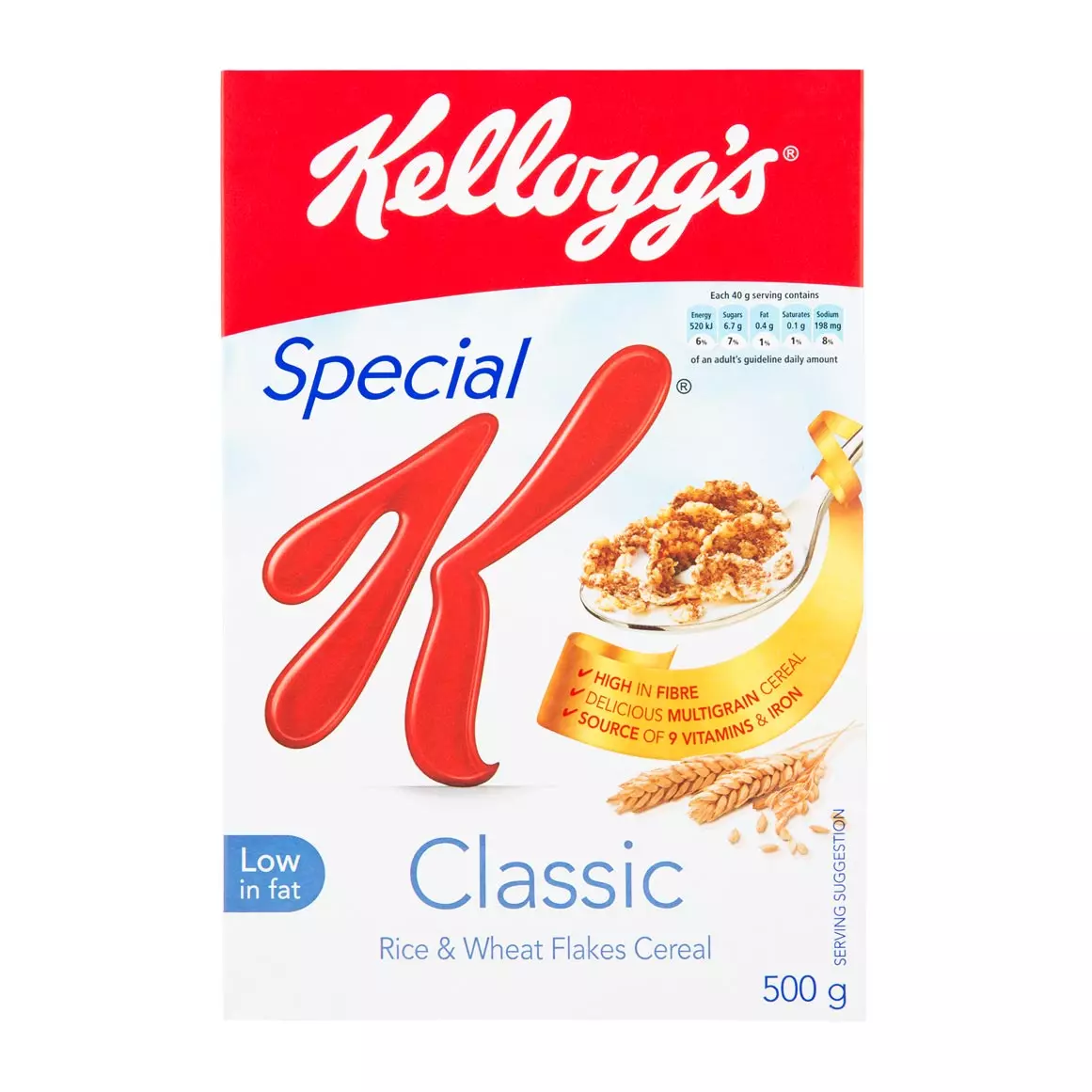 Kellogg's Special K Classic Cereal 500g Kellogg's Special K Classic Cereal 500g