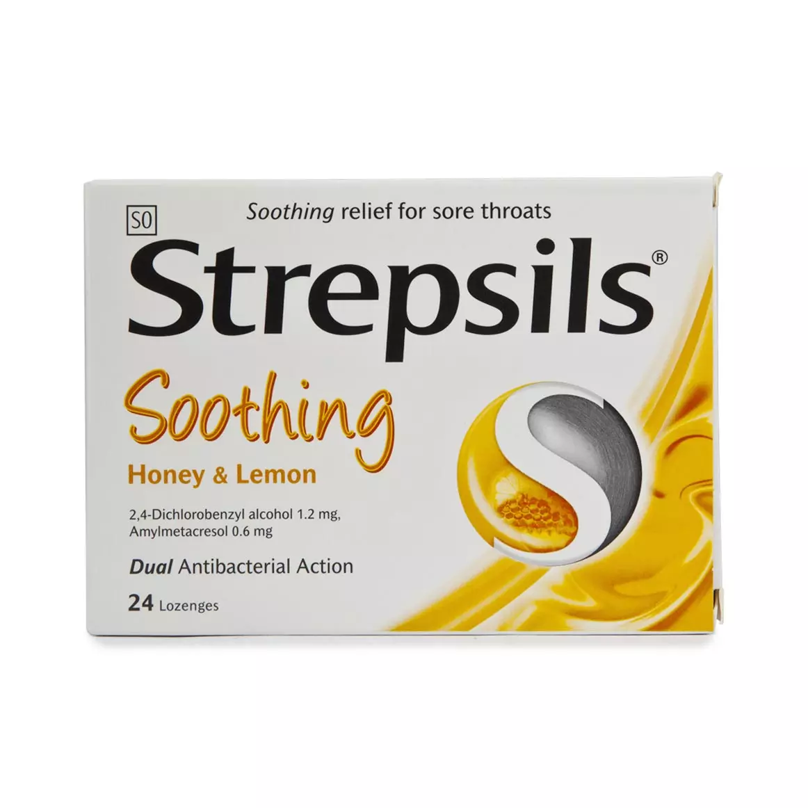 Strepsils Honey and Lemon Throat Lozenges 24 Pcs Strepsils Honey and Lemon Throat Lozenges 24 Pcs