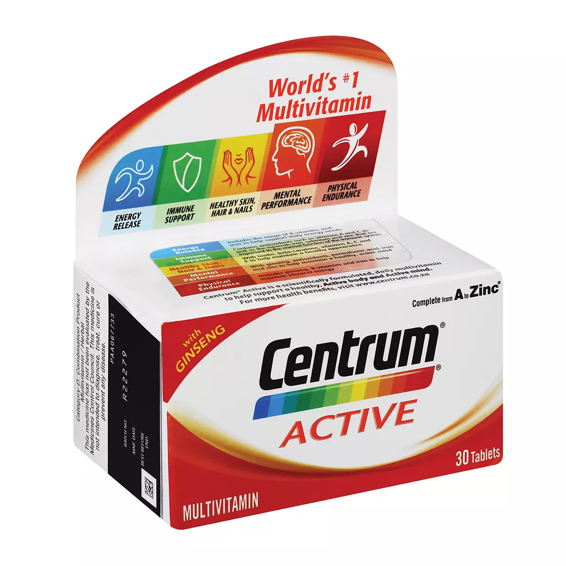 Centrum Active Multivitamin Supplement 30 Tabs