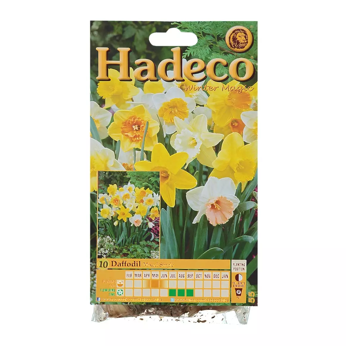 Hadeco Daffodil Mixed Single Bulbs 10pk