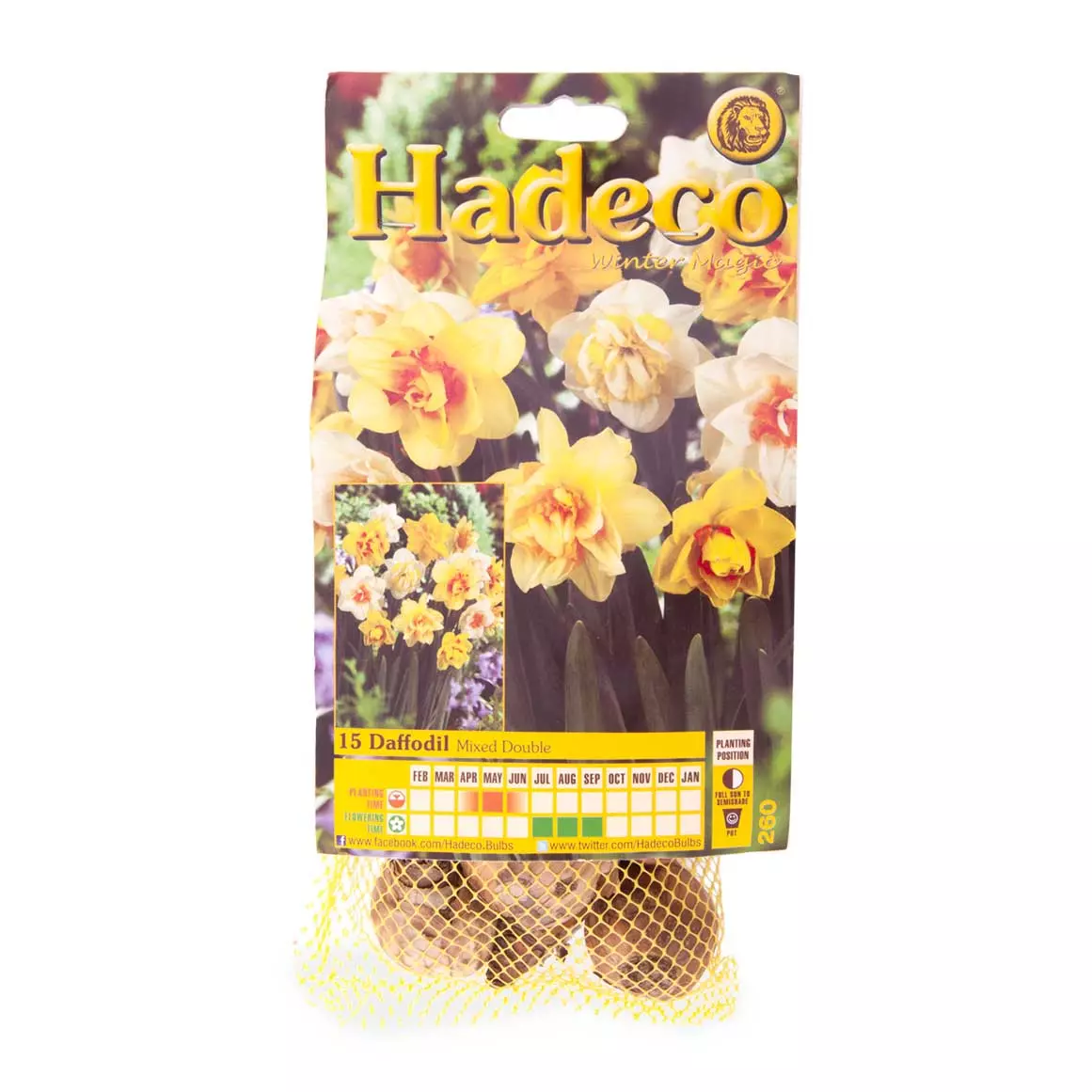 Hadeco Daffodil Mixed Double Bulbs 15pk Hadeco Daffodil Mixed Double Bulbs 15pk