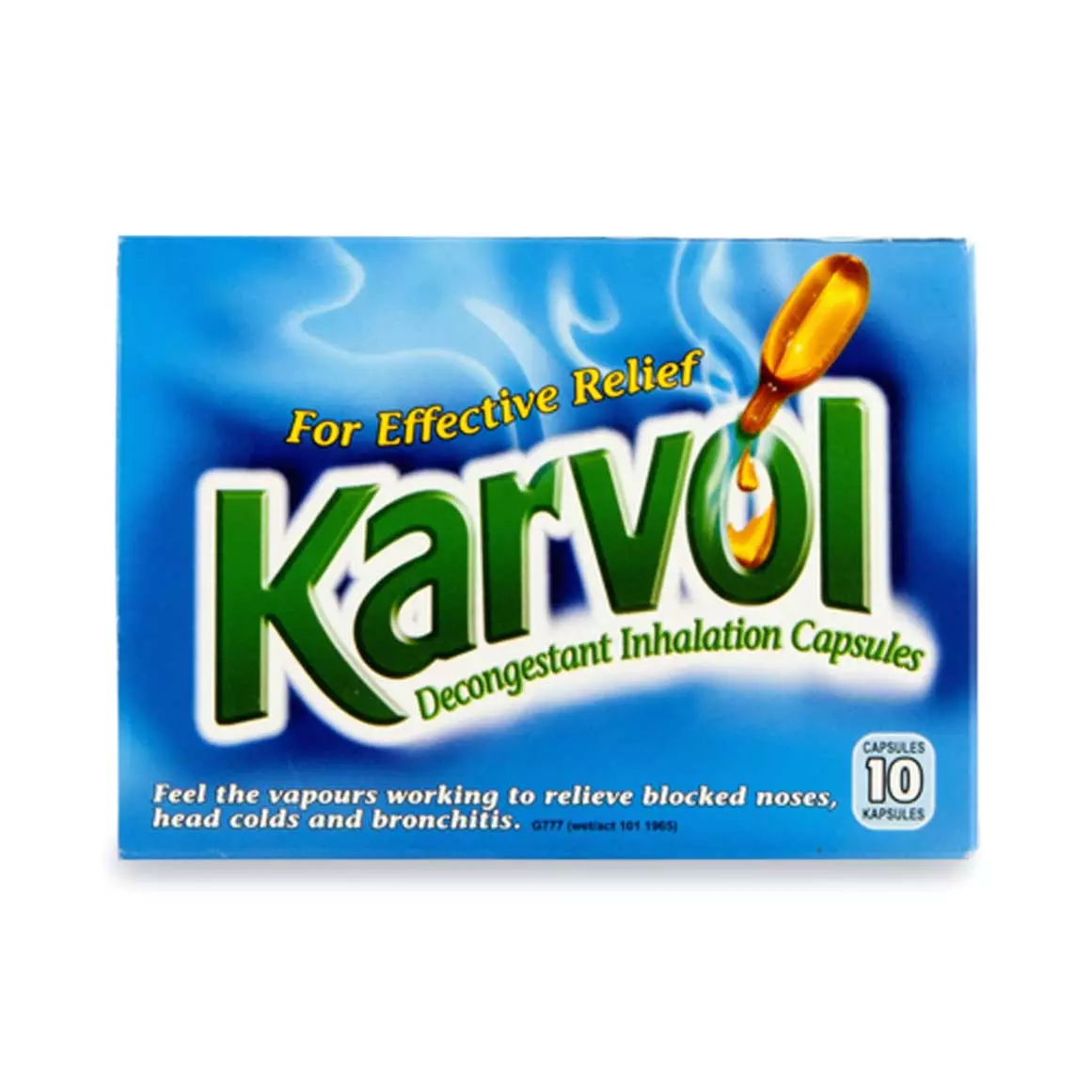 Karvol Decongestant Inhalation Capsules 10pk Karvol Decongestant Inhalation Capsules 10pk