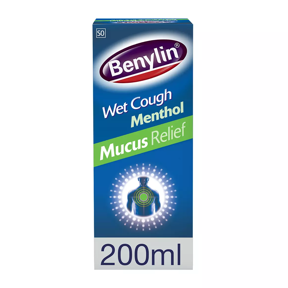Benylin Wet Cough Mucus Relief Menthol Flavour Syrup 200ml Benylin Wet Cough Mucus Relief Menthol Flavour Syrup 200ml