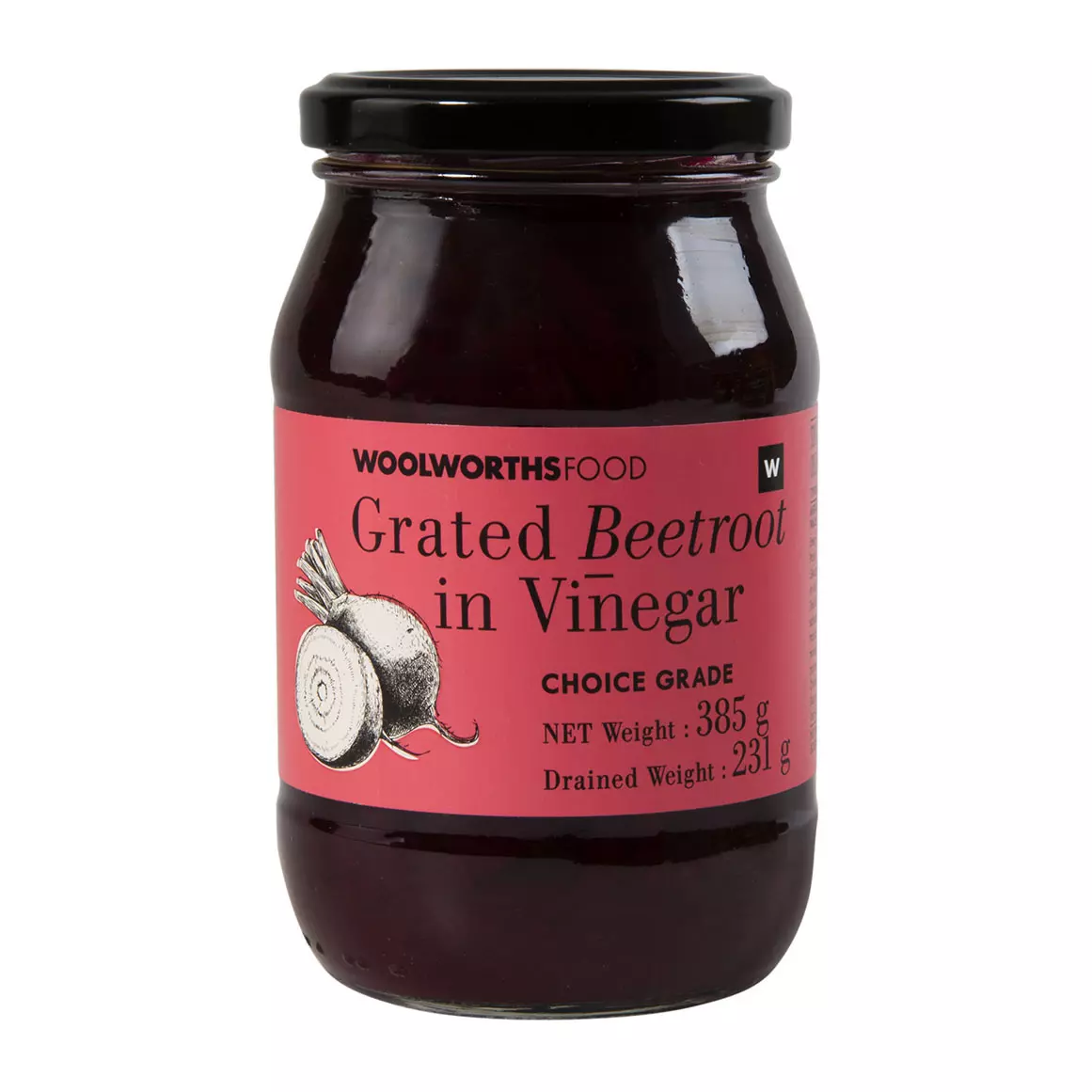 Grated Beetroot 385g