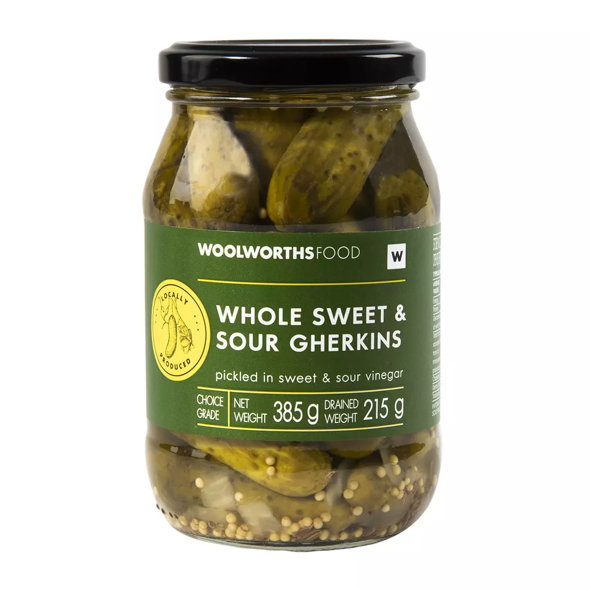 Sweet and Sour Gherkins 385g