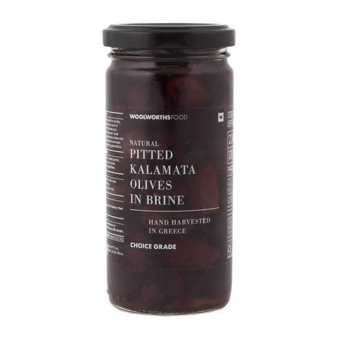 Pitted Kalamata Olives in Brine 230g