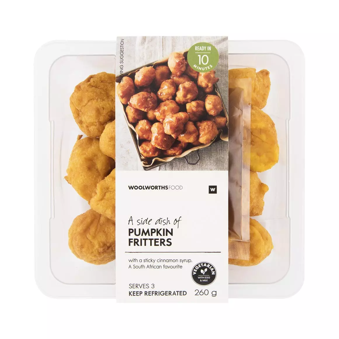 Pumpkin Fritters 260g Pumpkin Fritters 260g