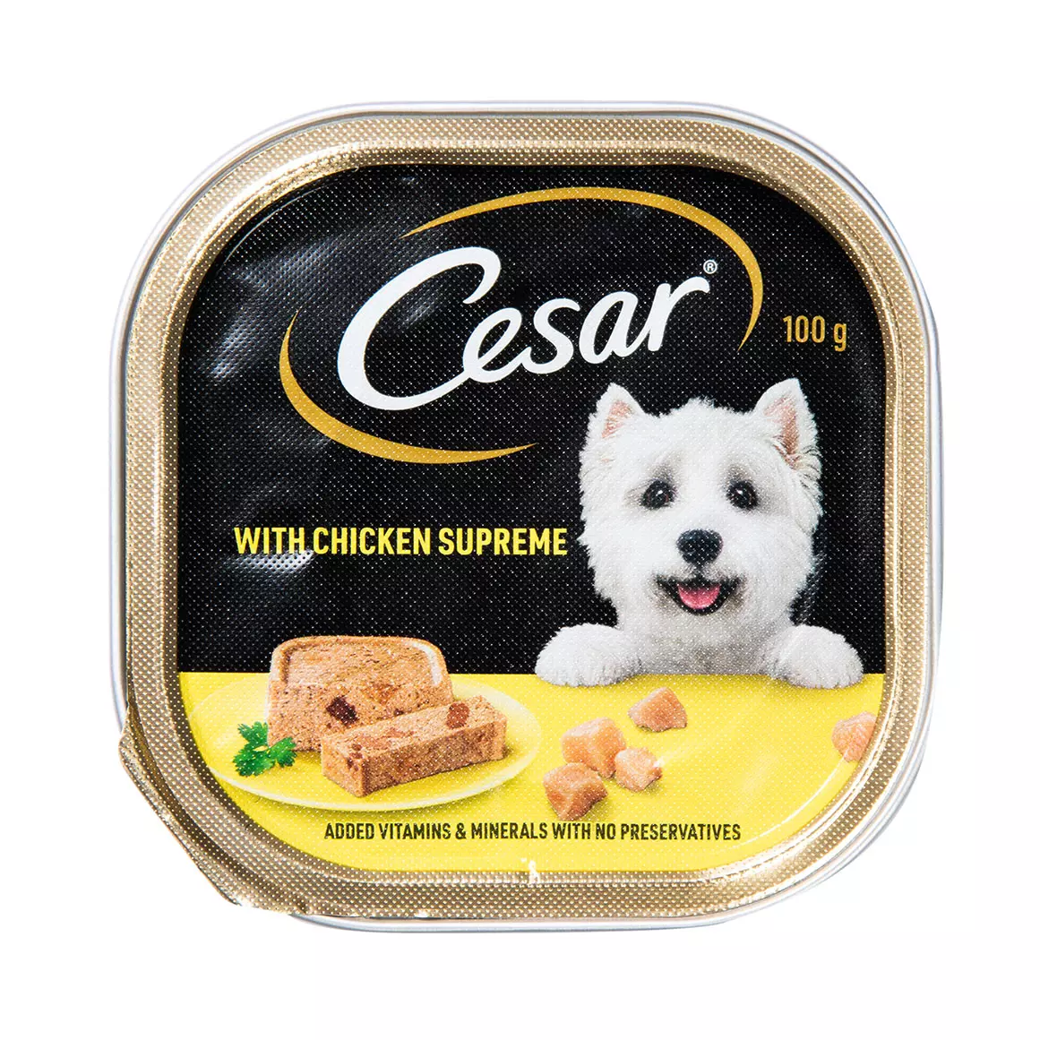 Cesar with Chicken Supreme Dog Food 100g