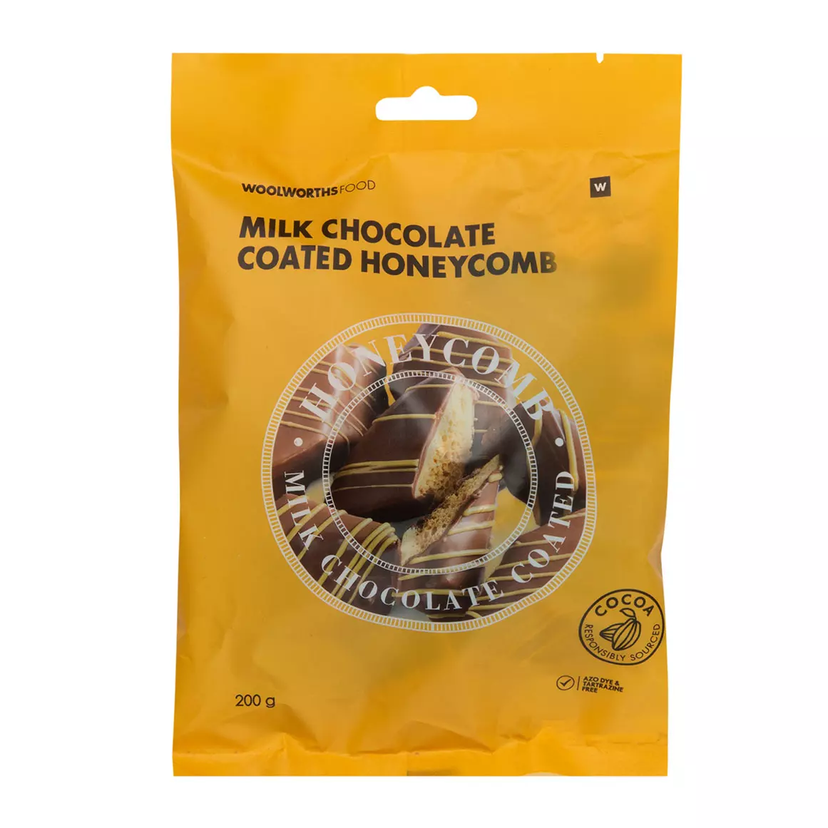Milk Chocolate Coated Honeycomb 200g