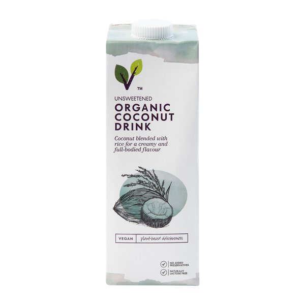 Organic Unsweetened Coconut and Rice Drink 1L Organic Unsweetened Coconut and Rice Drink 1L