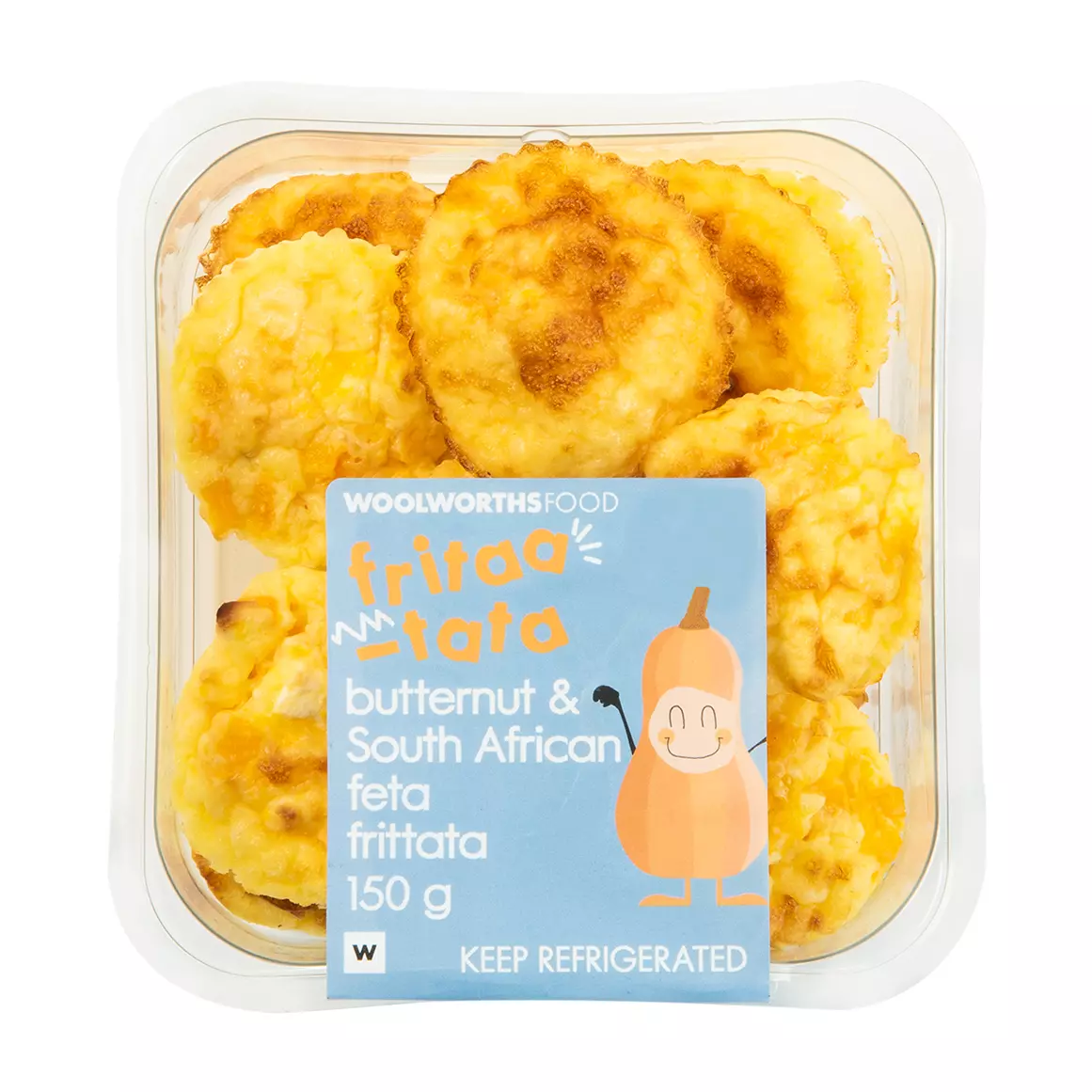 Kids Butternut & South African Feta Frittata 150g Kids Butternut & South African Feta Frittata 150g