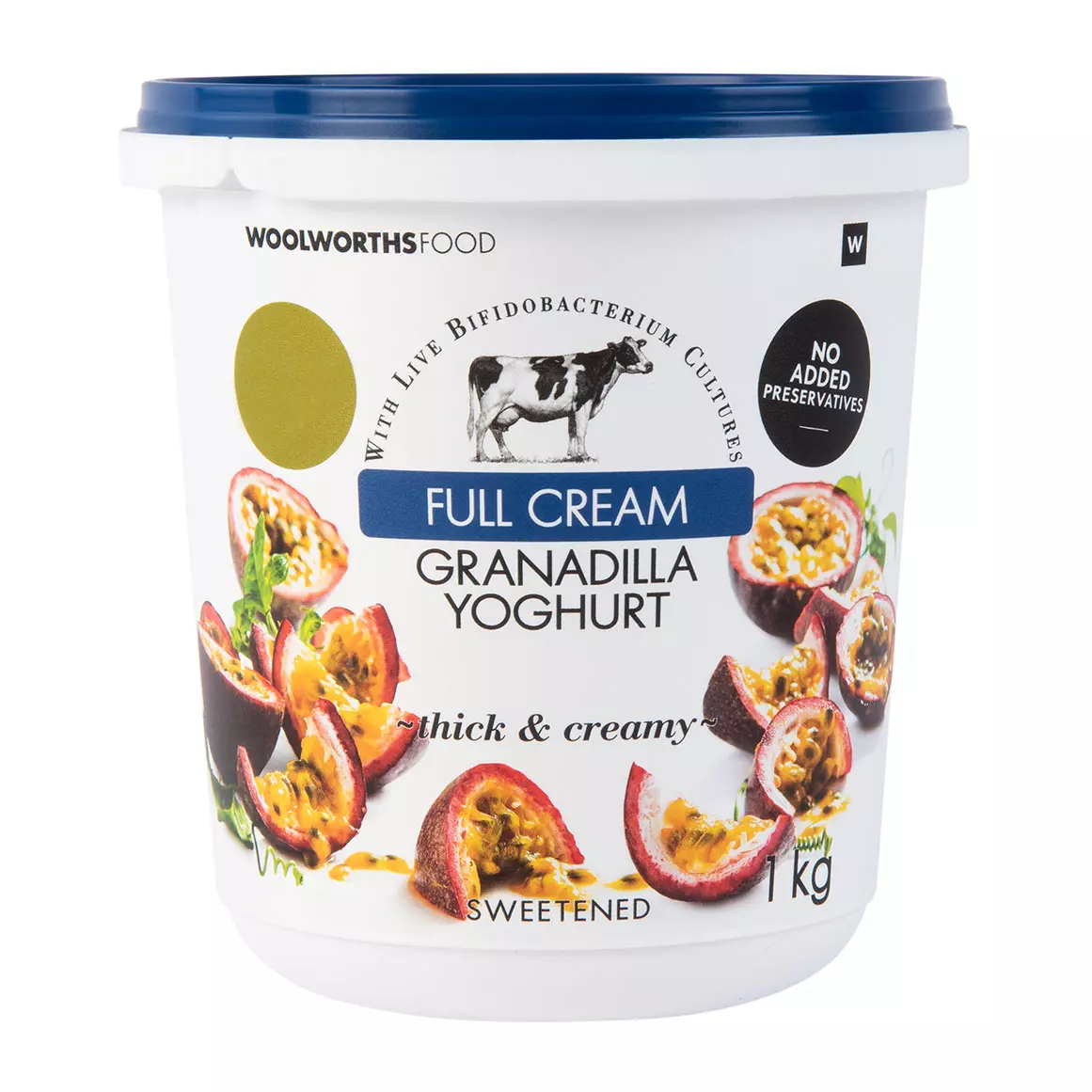 Full Cream Granadilla Yoghurt 1kg