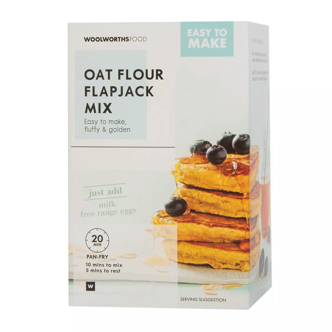 Easy to Make Oat Flour Flapjack Mix 220g Easy to Make Oat Flour Flapjack Mix 220g