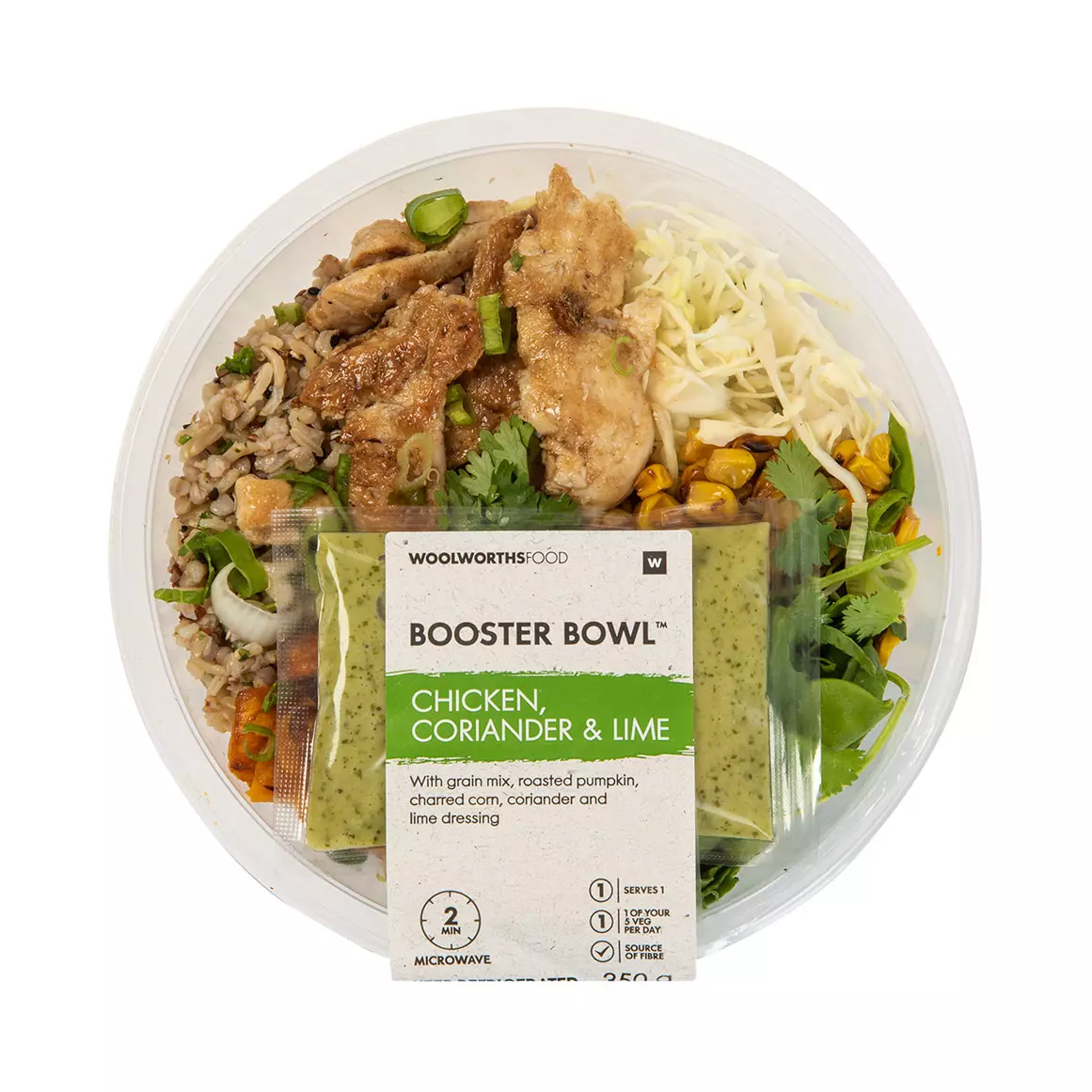 Chicken, Coriander and Lime Booster Bowl 350g Chicken, Coriander and Lime Booster Bowl 350g