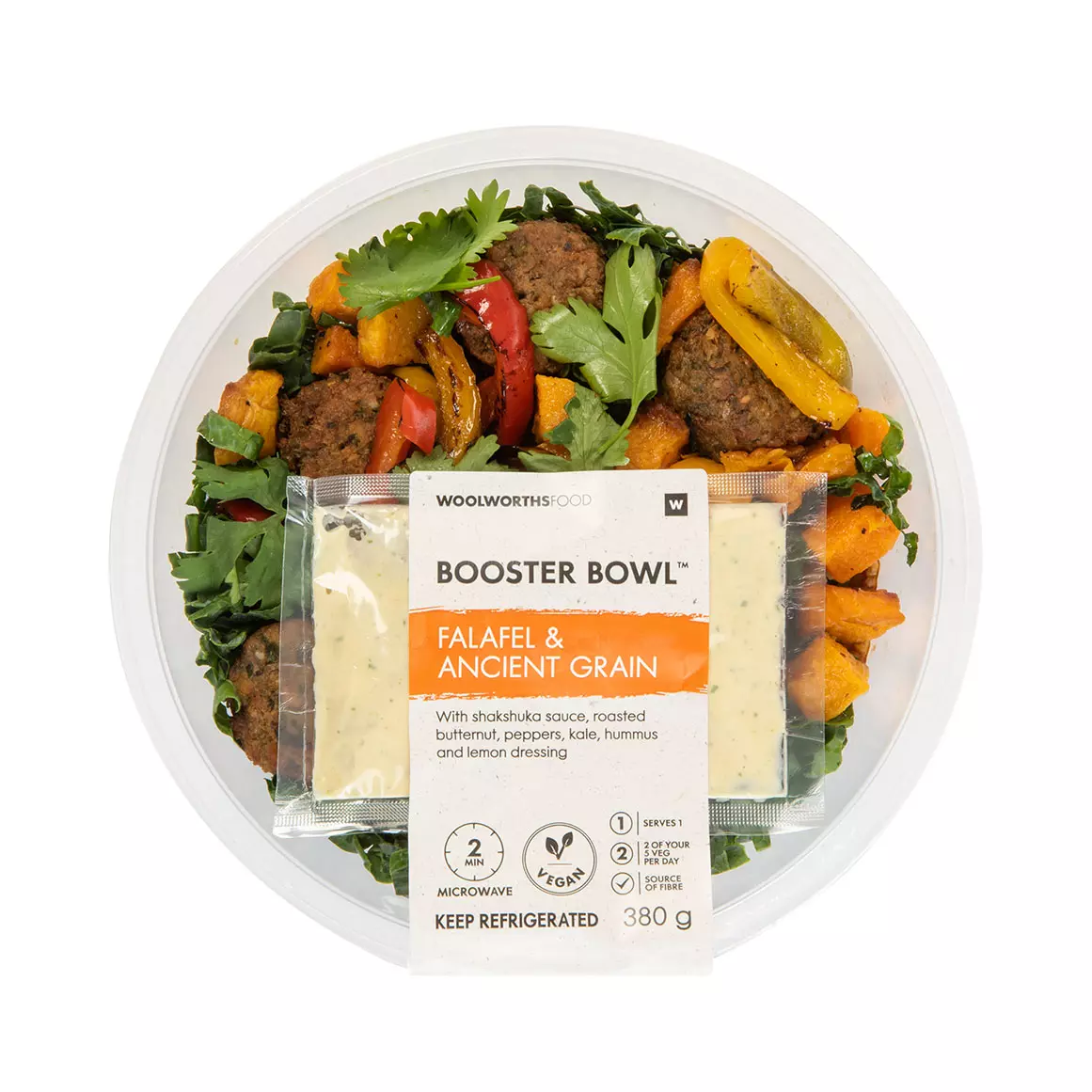 Falafel and Ancient Grain Booster Bowl 380g Falafel and Ancient Grain Booster Bowl 380g