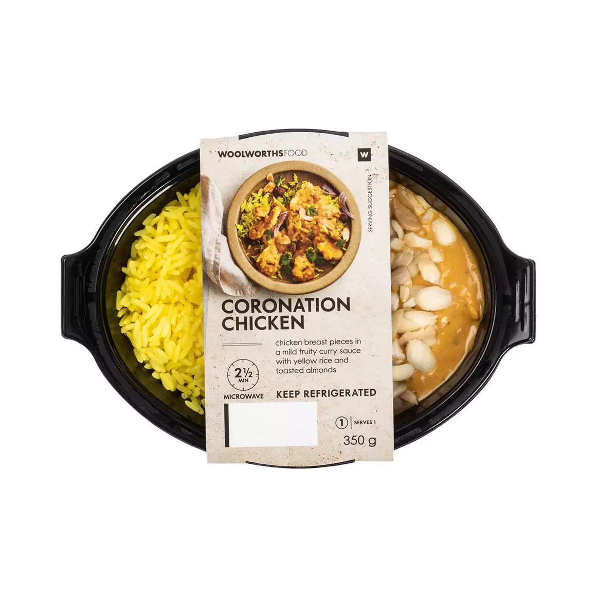 Coronation Chicken with Yellow Rice 350g