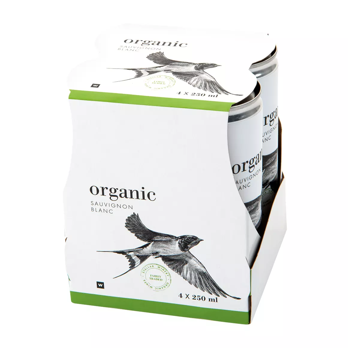 Organic Sauvignon Blanc 4x250ml Cans
