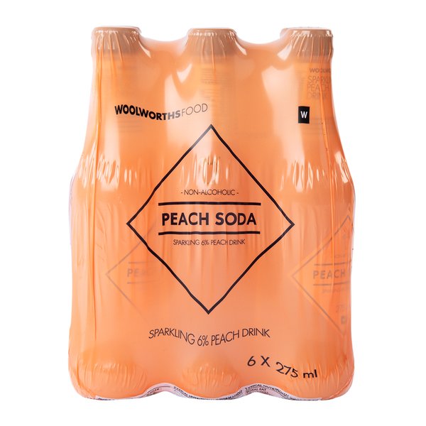 Sparkling Peach Soda 6x275ml Sparkling Peach Soda 6x275ml