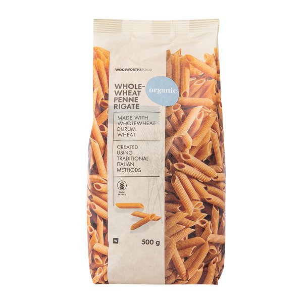 Organic Whole Wheat Penne Rigate 500g Organic Whole Wheat Penne Rigate 500g