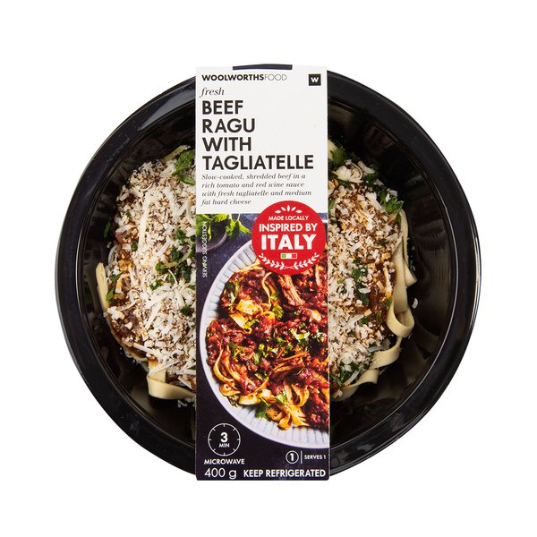 Beef Ragu with Tagliatelle 400 g Beef Ragu with Tagliatelle 400 g