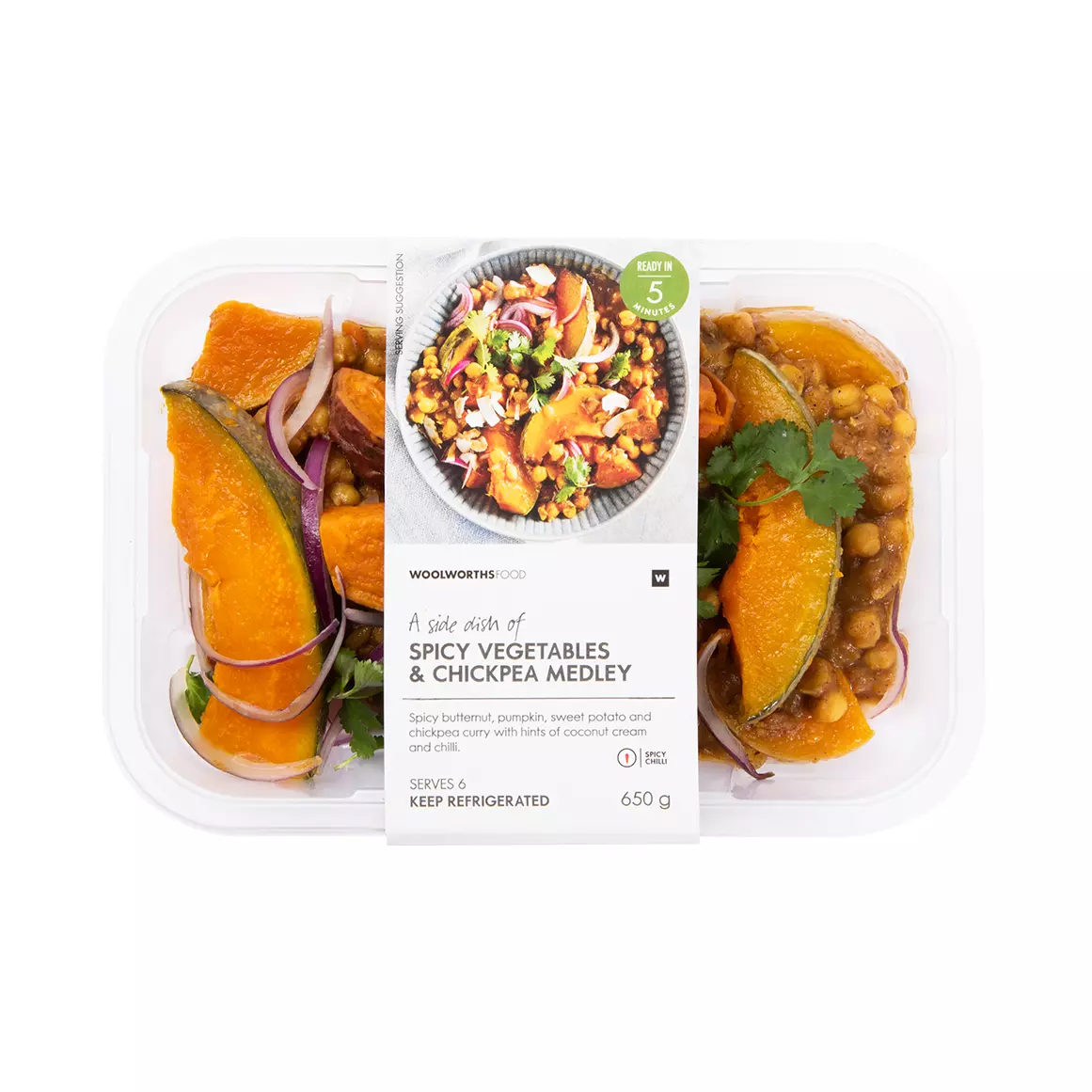 Spicy Vegetables and Chickpea Medley 650g Spicy Vegetables and Chickpea Medley 650g