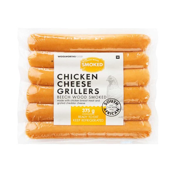 Beech Wood Smoked Chicken Cheese Grillers 375g