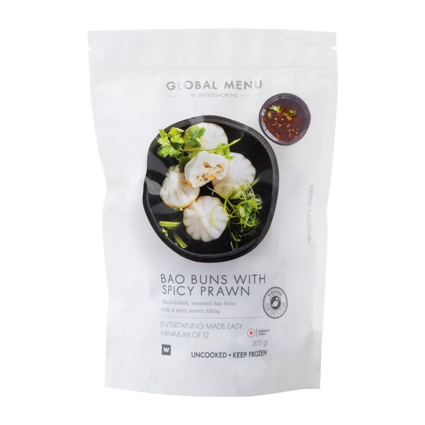 Frozen Bao Buns with Spicy Prawn 300g Frozen Bao Buns with Spicy Prawn 300g