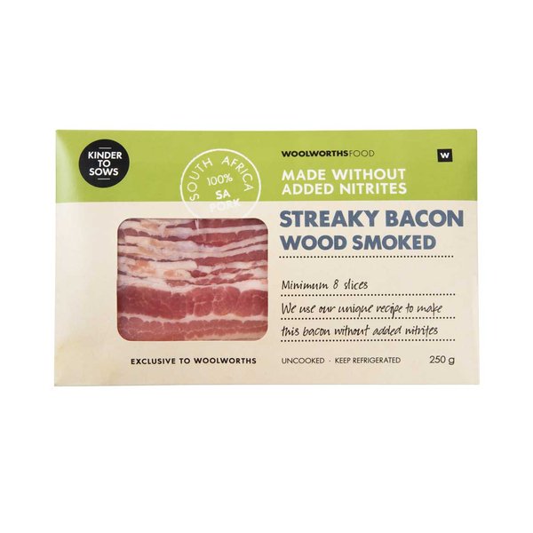 Made Without Added Nitrites Wood Smoked Streaky Bacon 250g Made Without Added Nitrites Wood Smoked Streaky Bacon 250g