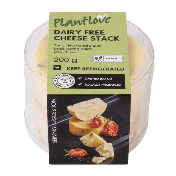 PlantLove Dairy Free Cheese Stack 200g PlantLove Dairy Free Cheese Stack 200g