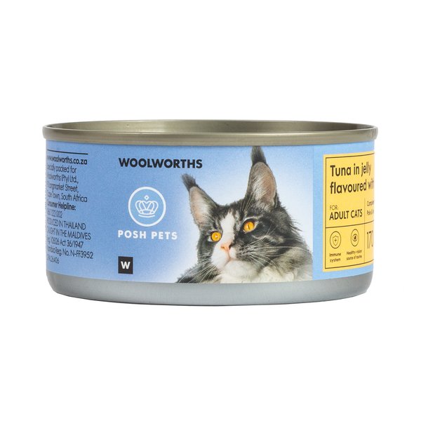 Posh Pets Tuna in Jelly Flavoured with Chicken Adult Cat Food 170g