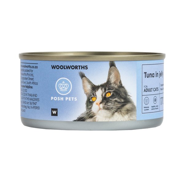 Posh Pet Tuna in Jelly for Adult Cats 170g Posh Pet Tuna in Jelly for Adult Cats 170g