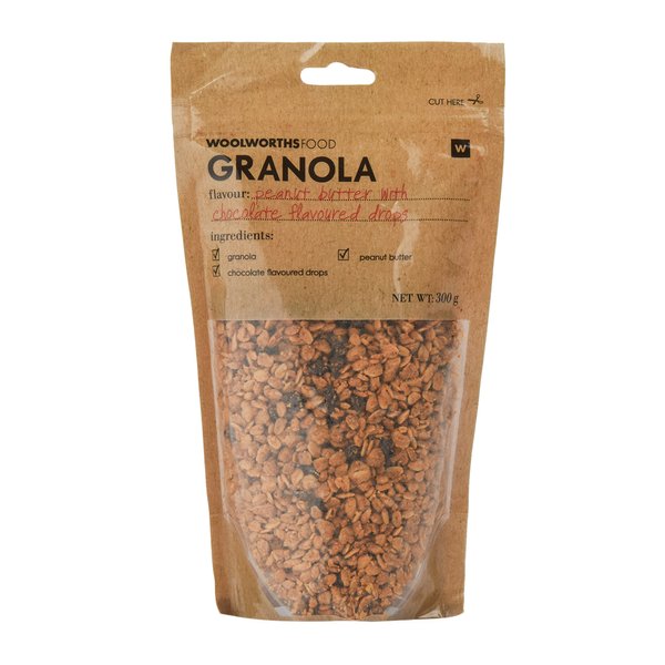 Peanut Butter Granola With Chocolate Flavoured Drops 300g