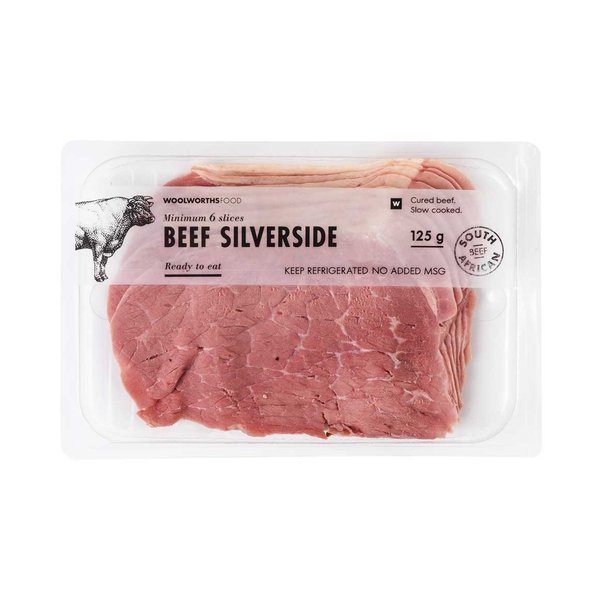 Sliced Beef Silverside 125g