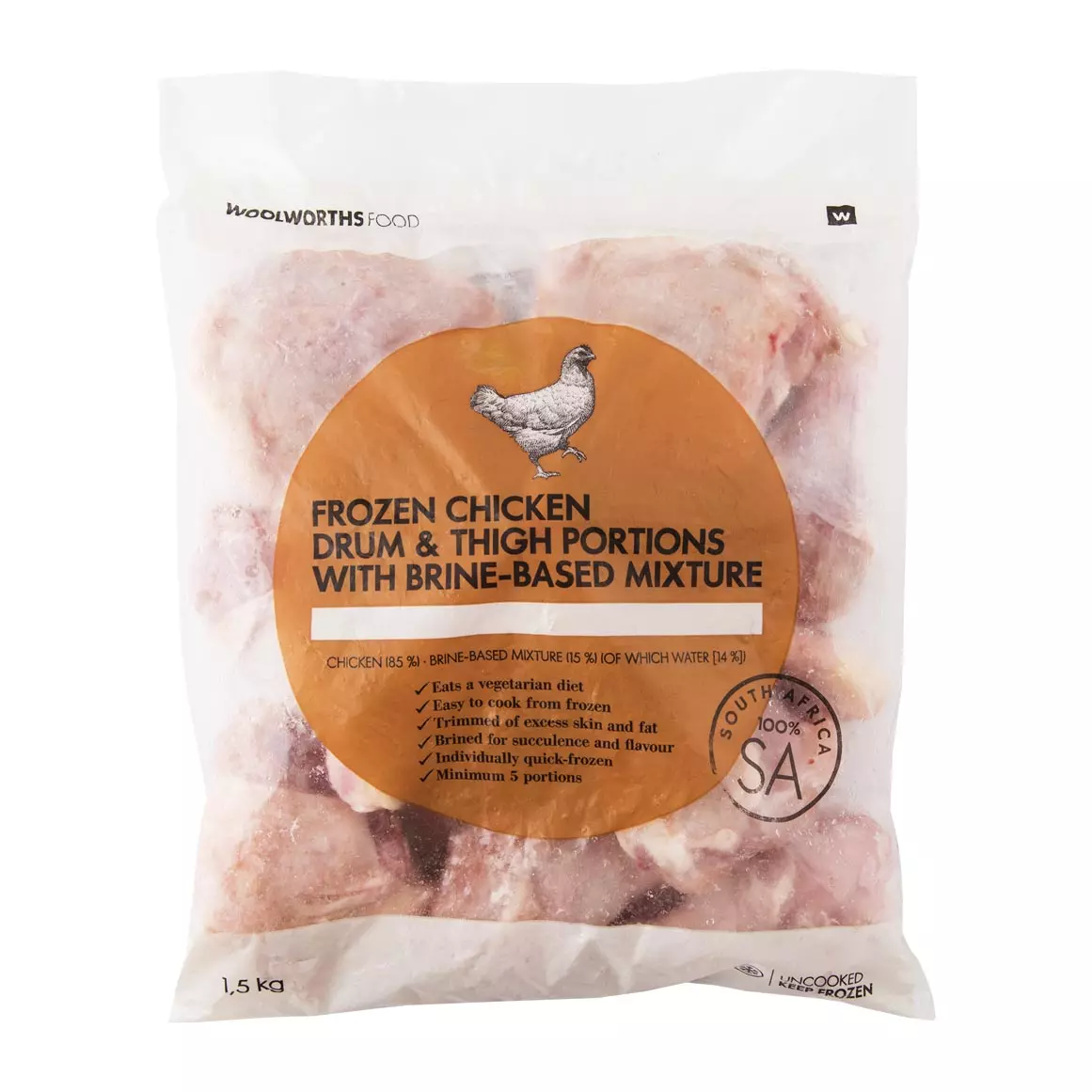 Frozen Drum & Thigh Chicken Portions 1.5kg