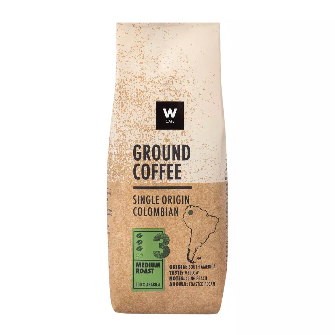 WCafe Single Origin Colombian Ground Coffee 250g WCafe Single Origin Colombian Ground Coffee 250g